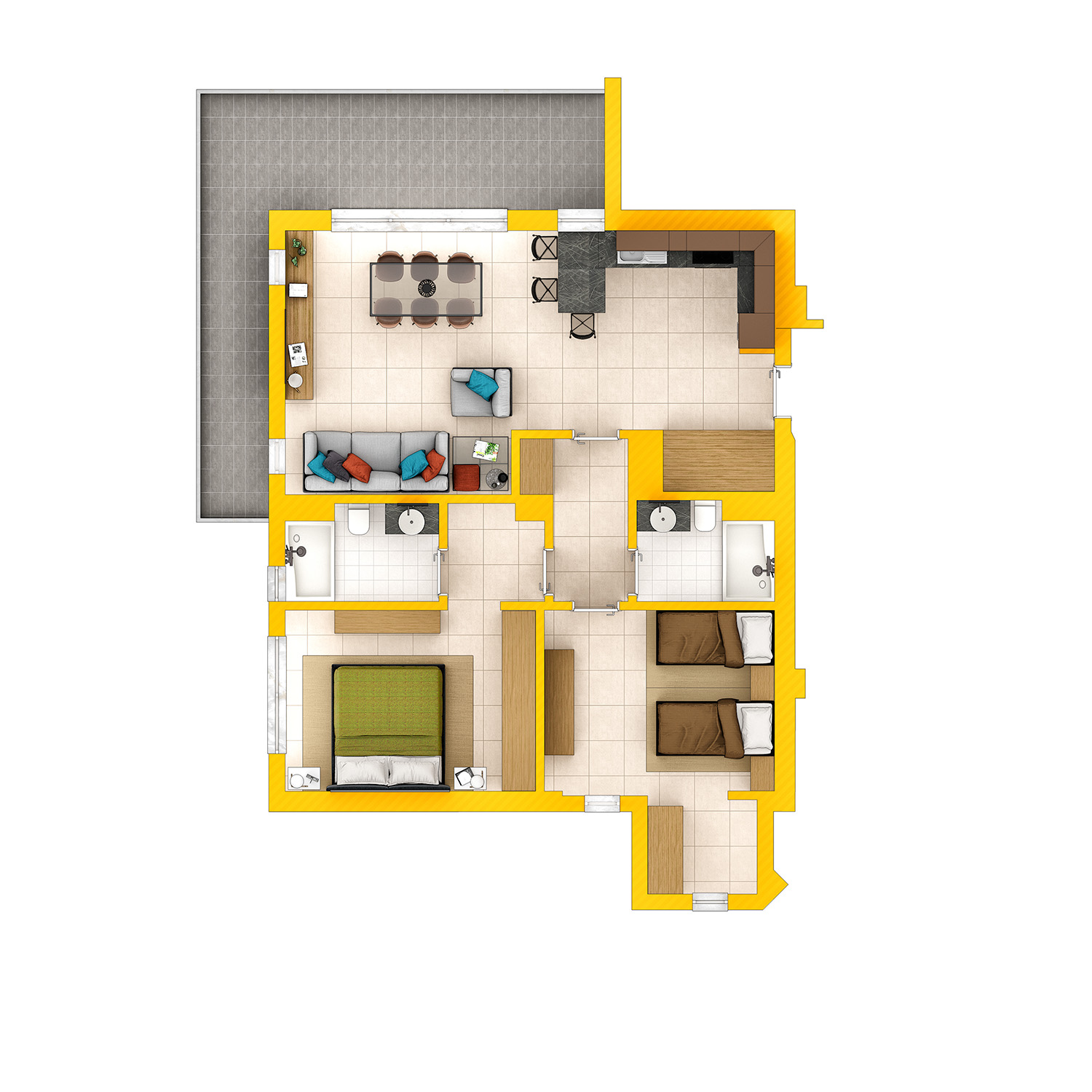 Ver plano Apartamento Tipo C