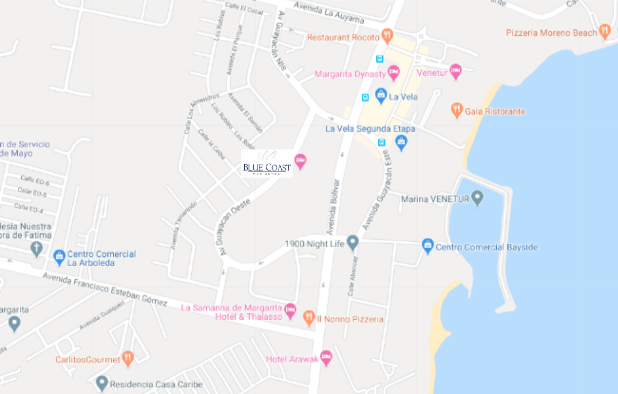 Ubicación del proyecto en Costa Azul.