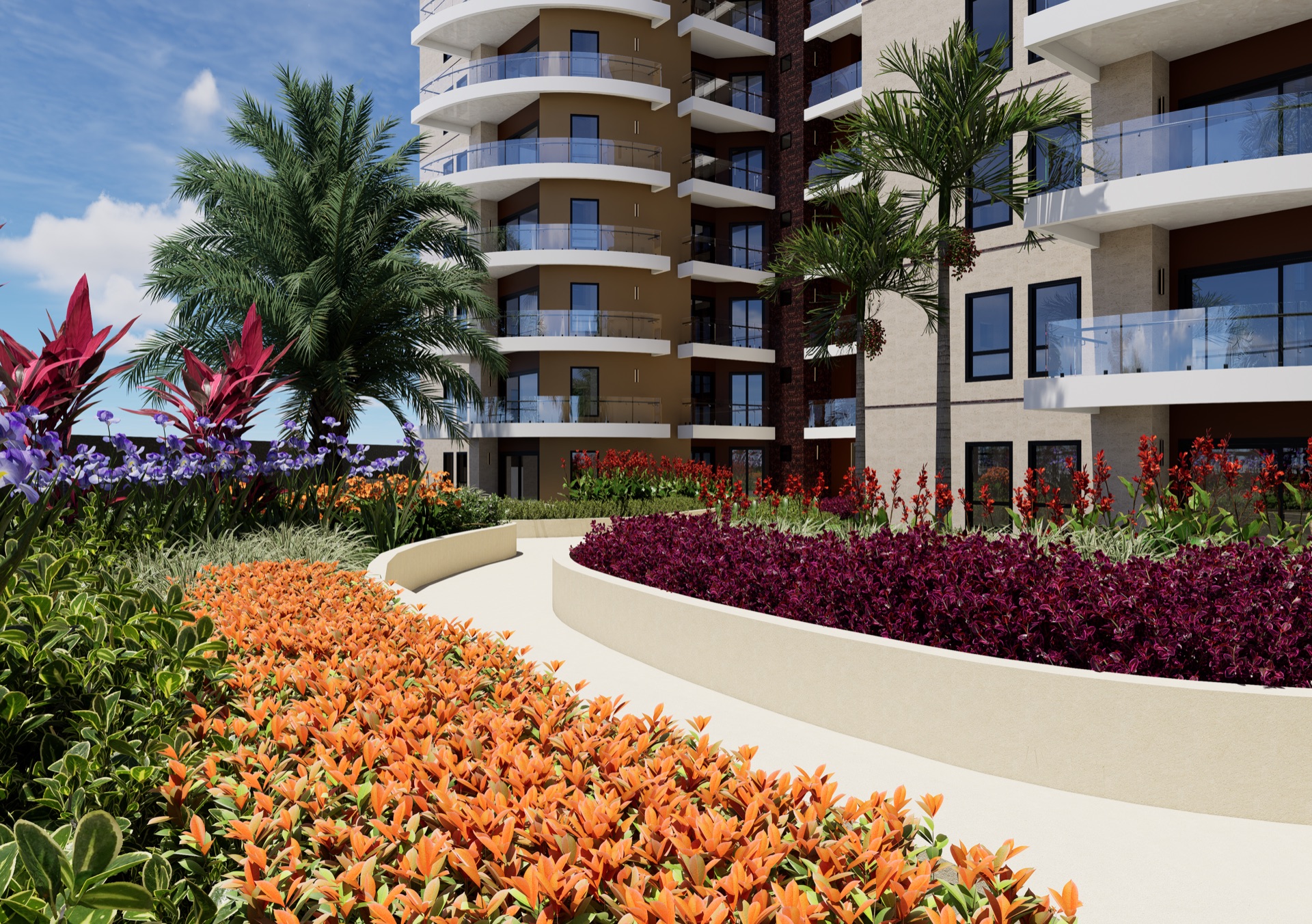 Los jardines de Blue Coast